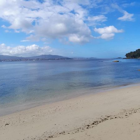 Appartamento Mirador Do Mar, Encima De La Playa Moaña Esterno foto