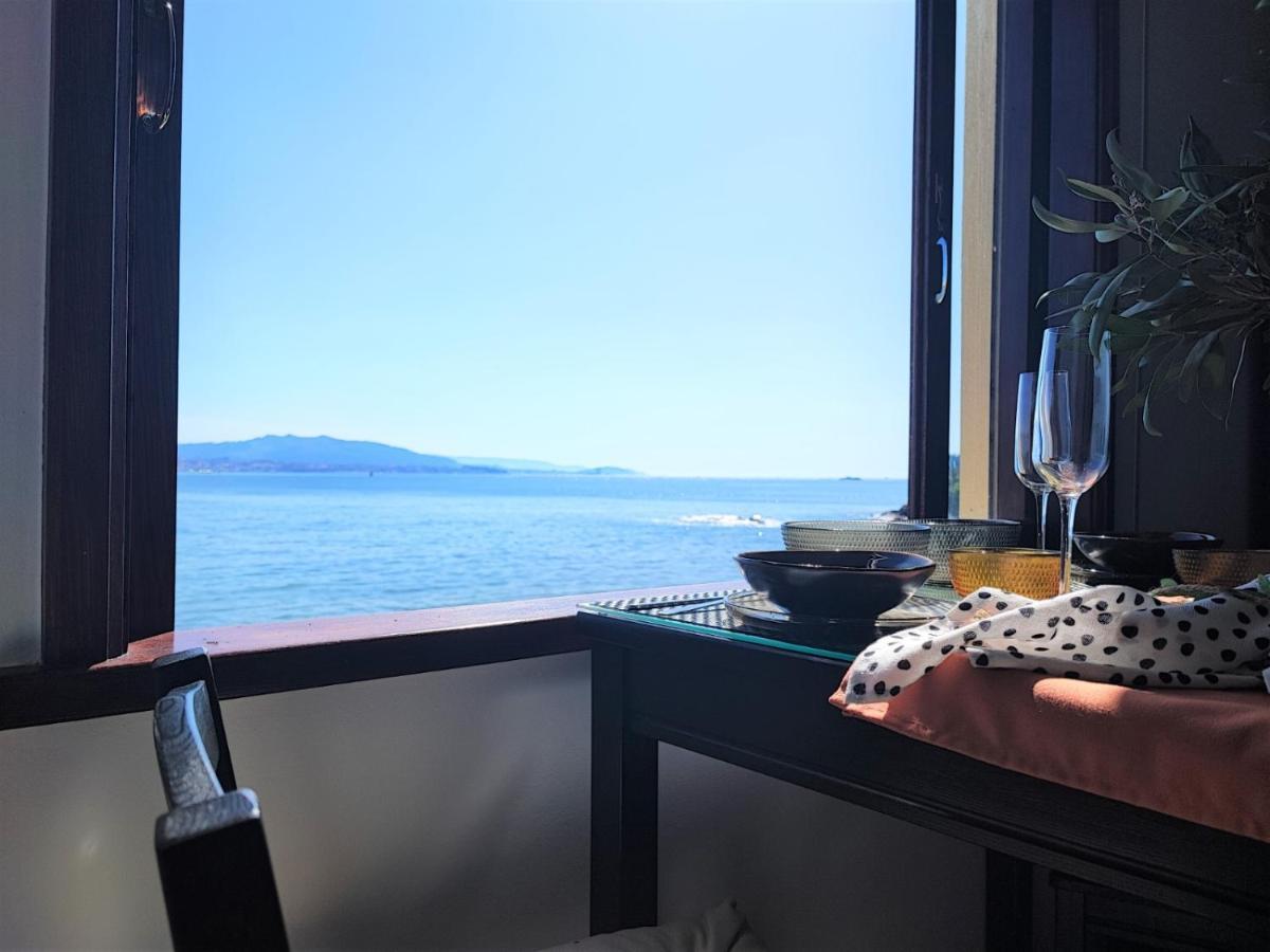 Appartamento Mirador Do Mar, Encima De La Playa Moaña Esterno foto