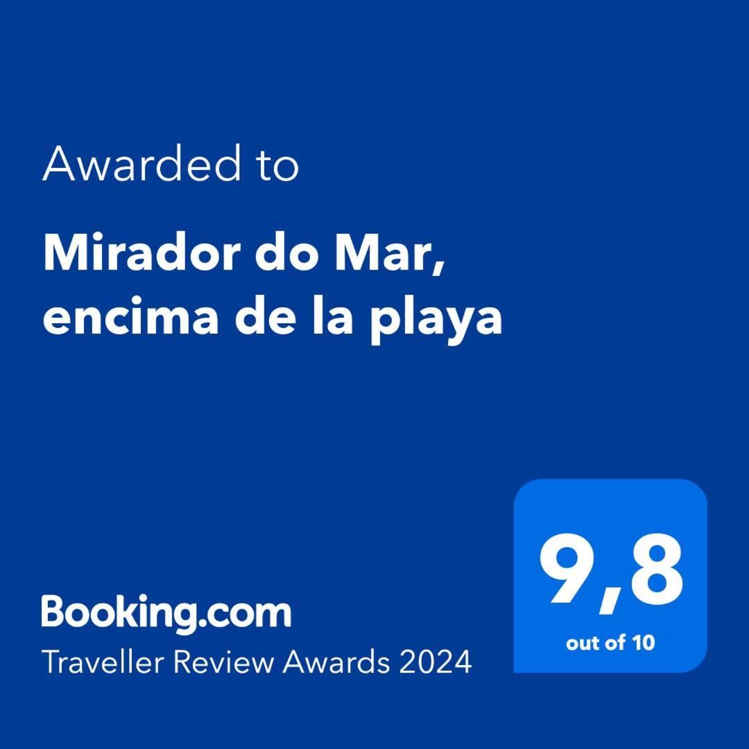 Appartamento Mirador Do Mar, Encima De La Playa Moaña Esterno foto