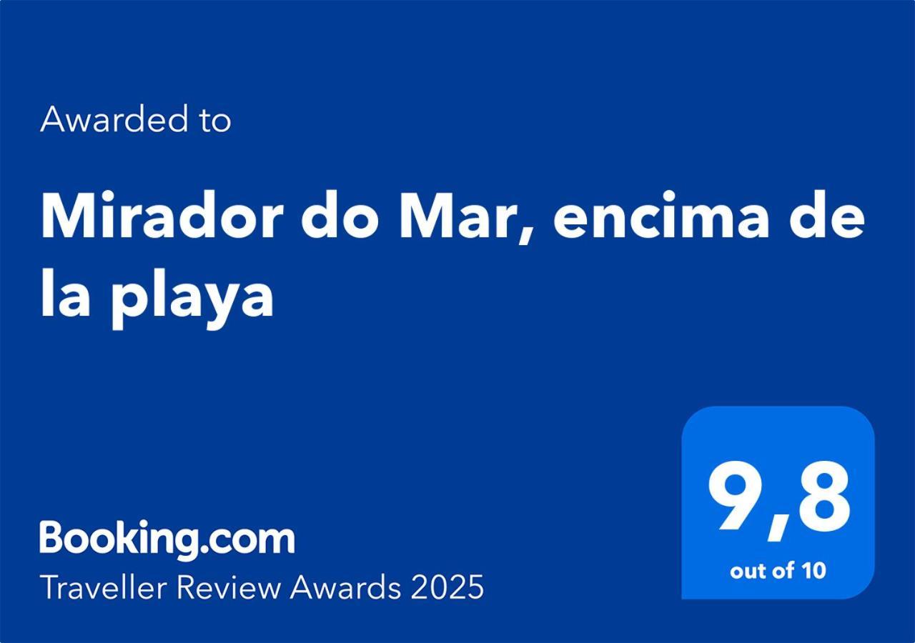 Appartamento Mirador Do Mar, Encima De La Playa Moaña Esterno foto